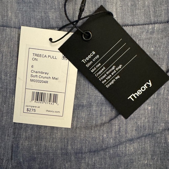 Theory chambray light linen suit. NWT. - Picture 7 of 7